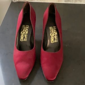 Salvatore Ferragamo red heels
